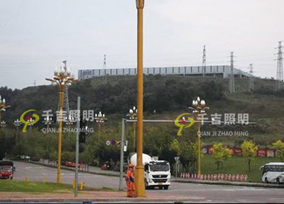 重慶江北區(qū)特色景觀(guān)路燈工程案例