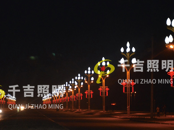 中山小欖村莊景觀(guān)路燈工程案例