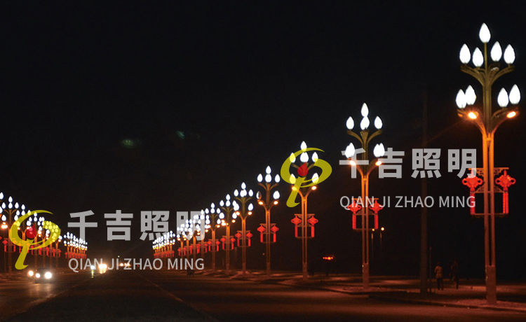 中山小欖村莊景觀(guān)路燈工程案例